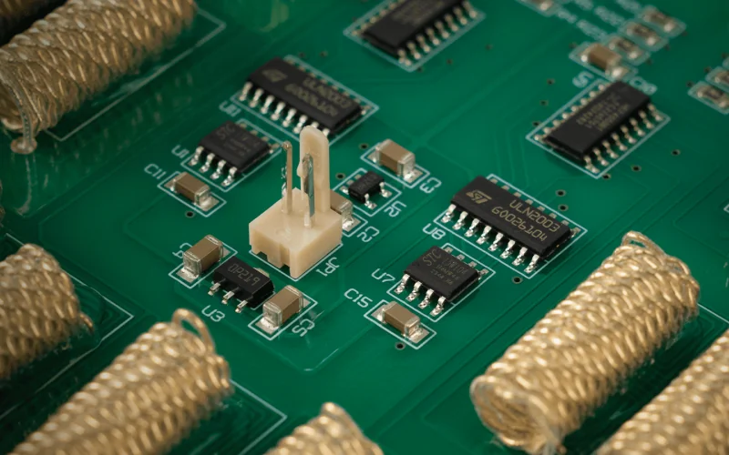 M-880 analog dither circuitry and surrounding coil components